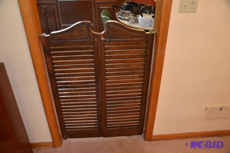 lot 180 image: Double swing saloon doors 48 tall...