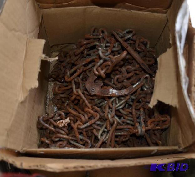 lot 221 image: vintage car chains...