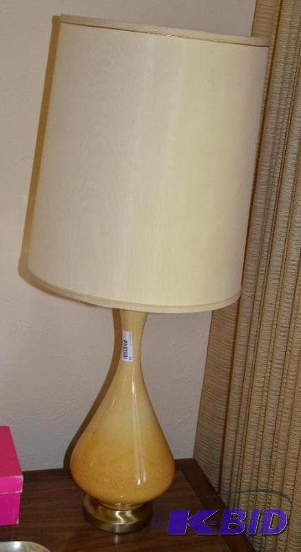 lot 63 image: Table lamp 41" tall...