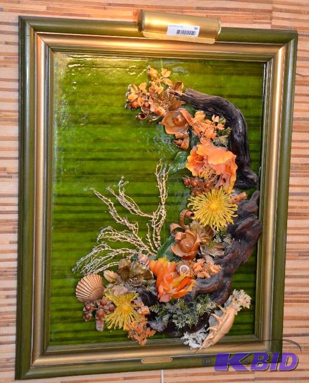 lot 66 image: 3D framed picture by Carol Lassen of Maui Haw...