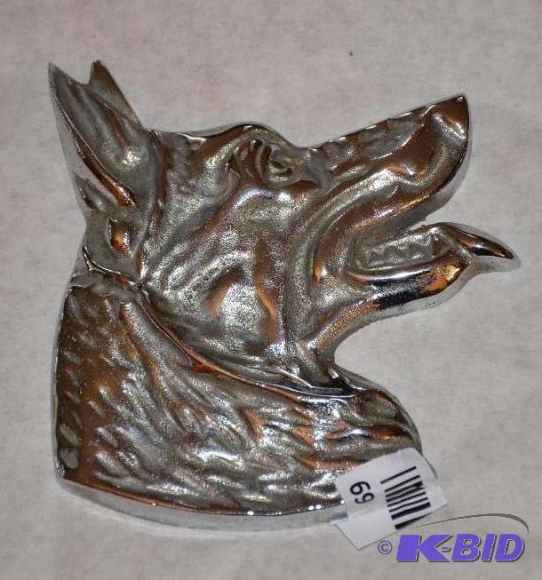 lot 69 image: German shepherd dog head for automobile 8x8&q...