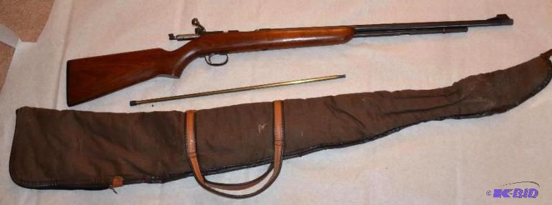 lot 98 image: Remington 22 rifle , short or long rifle shel...