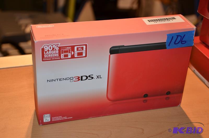 lot 106 image: Nintendo New 3DS XL handheld system  Get read...