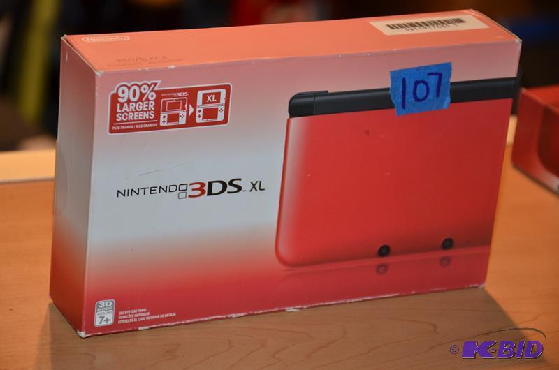 lot 107 image: Nintendo New 3DS XL handheld system  Get read...
