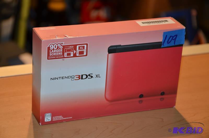lot 109 image: Nintendo New 3DS XL handheld system  Get read...