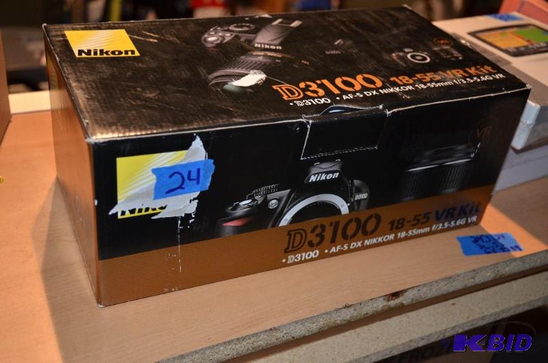 lot 24 image: Nikon D3100 Digital Camera in Original box...