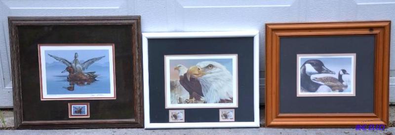 lot 38 image: Framed print by Dre McRill (unsure of the spe...