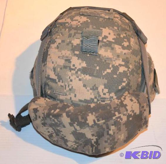 lot 68 image: Combat helmet, MSA Serial #M- V 479814, with ...