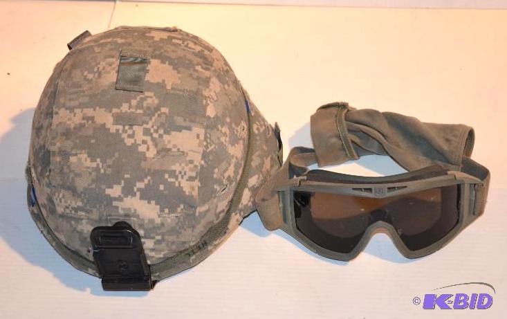 lot 69 image: Advanced combat helmet by SDS, Size Lg, with ...