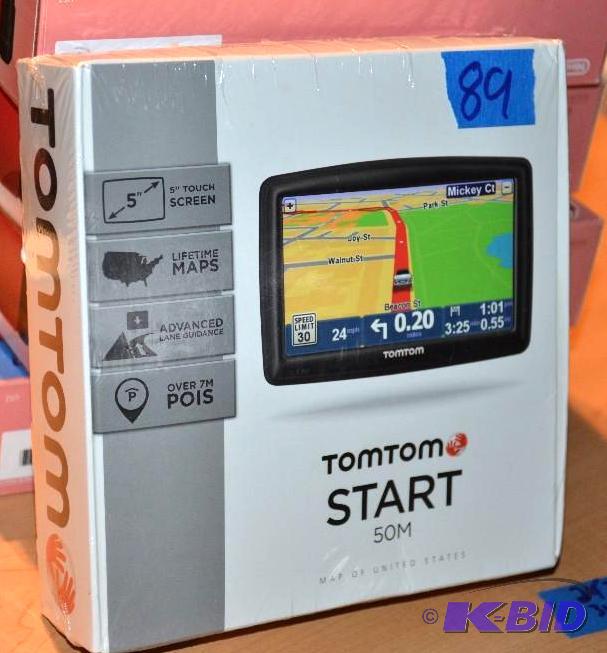 lot 89 image: TomTom START 50M 5-Inch GPS Navigator w Life...