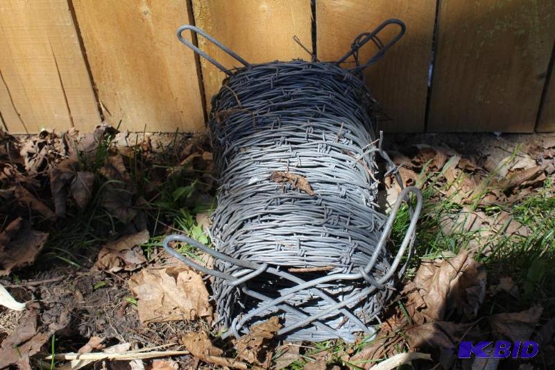 Roll of Barbed Wire, New, Partial Roll&nbsp...