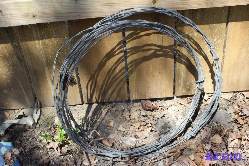 Roll of Barbed Wire, Used...