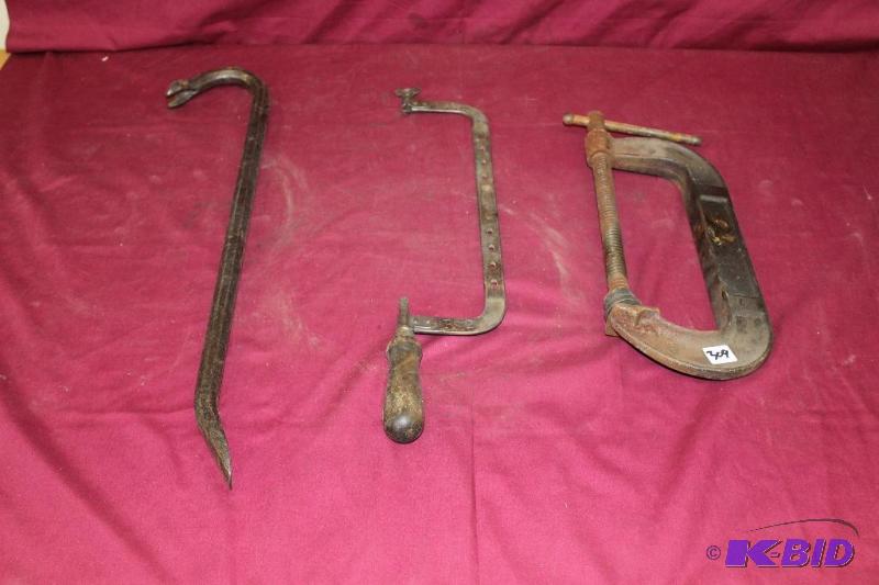 C Clamp, Saw, Pry Bar&nbsp...