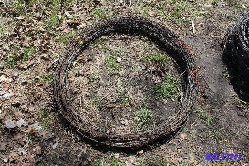 Roll of Barbed Wire, Used...