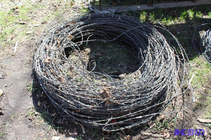 Roll of Barbed Wire, Used...