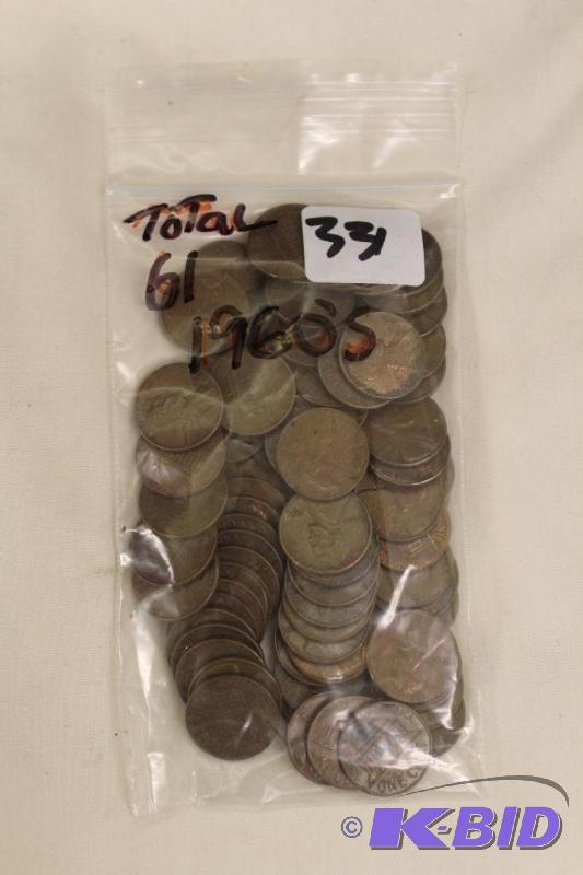 61 1960s Pennies&nbsp...