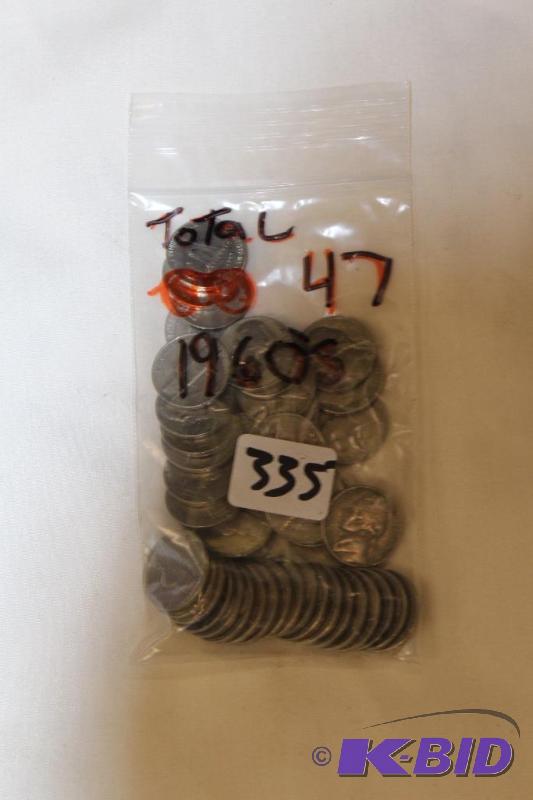 47 1960s Nickels&nbsp...