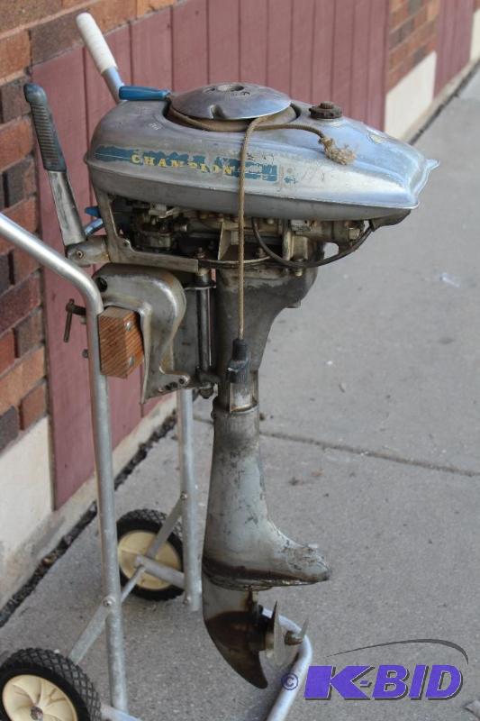 Vintage Champion Boat Motor&nbsp...
