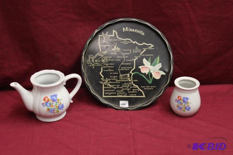 Porcelain Pitcher and Pot, Vintage Minnesota ...