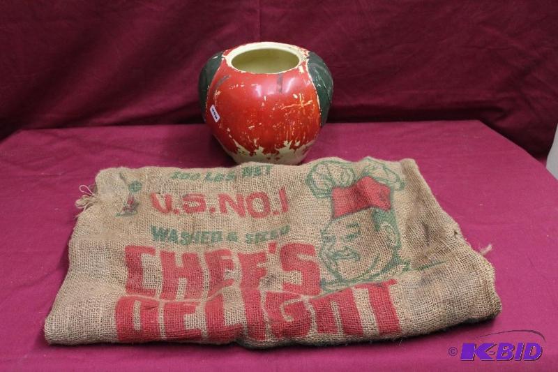 Vintage Seed Bag  Potato Bag&nbsp...