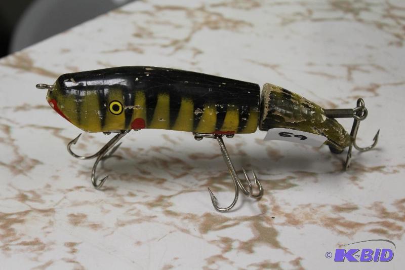 Vintage Fish Lure on Display Stand  (Display ...