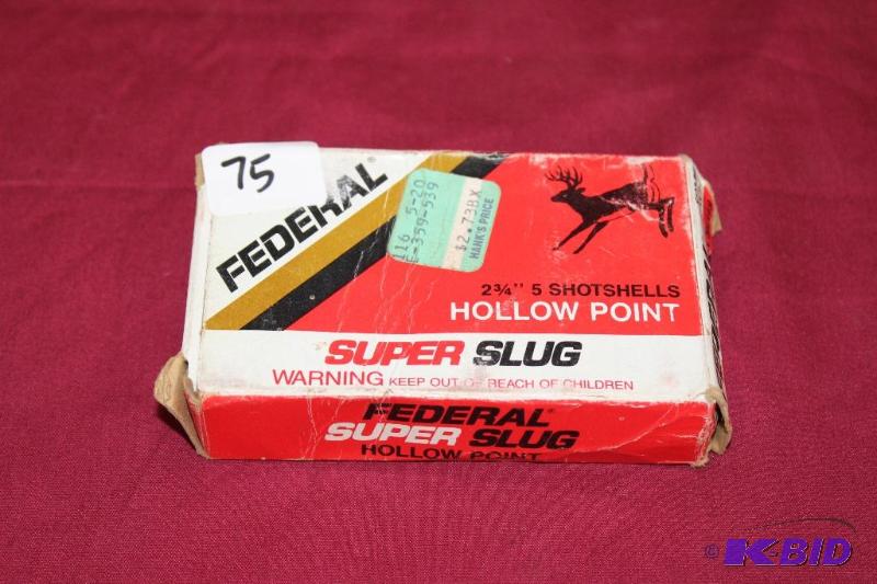Federal 2 34&quot Hallow Point 12GA&nbsp1 ...