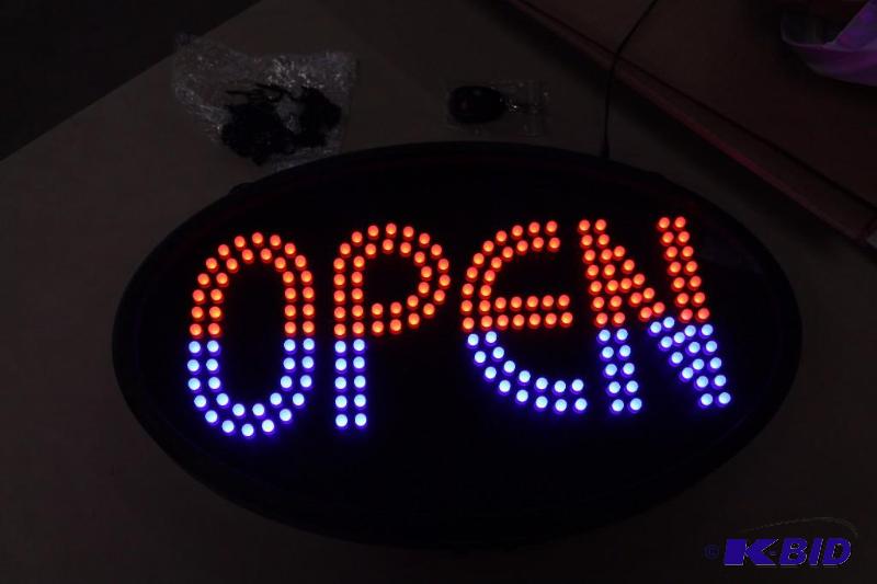 LED open sign, tested customer return
