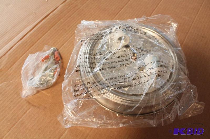 Hampton Bay ceiling light, damaged, customer return