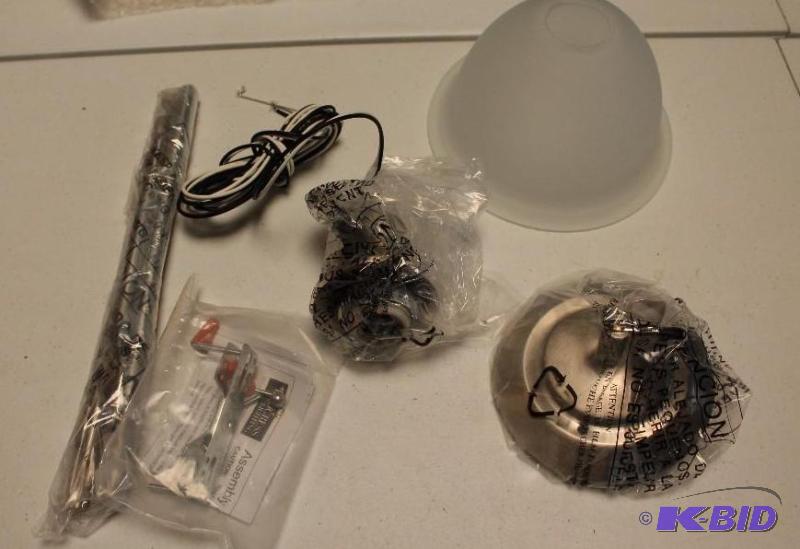 Progress lighting ceiling mount post light, appears complete, customer return