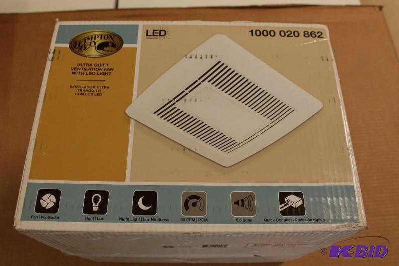 Nutone 70 CFM ceiling vent fan, Missing lens to cover light, fixtures and hardware for light. Custom