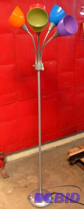 Floor lamp, assembled, customer return