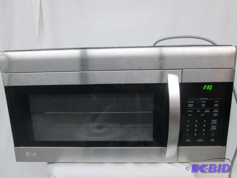 LG 1.6 CU. FT. NON-SENSOR OVER THE RANGE MICROWAVE OVEN