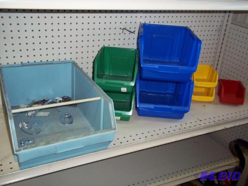 Stacking storage parts bins...