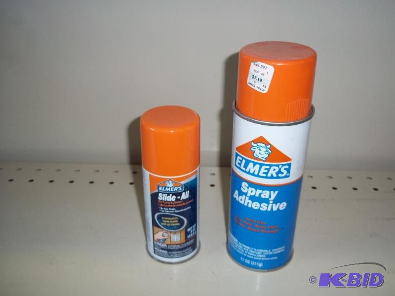 New Elmers spray adhesive and slide-all...