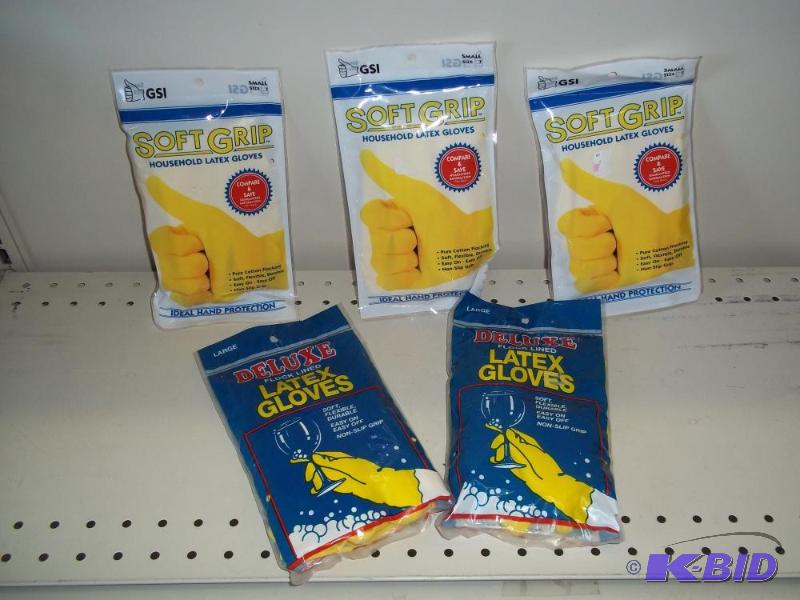 New 5 pair latex gloves...
