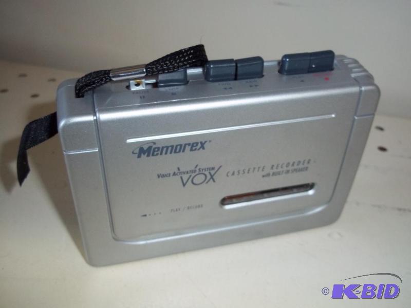 New Memorex cassette recorder...