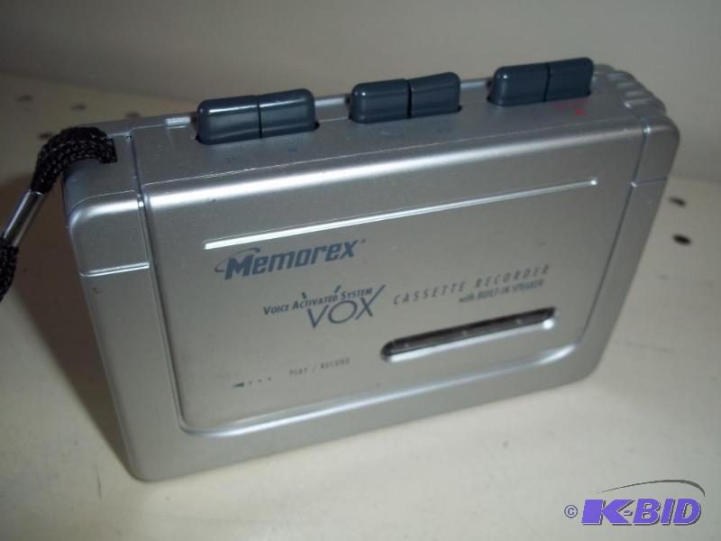 New Memorex cassette recorder...