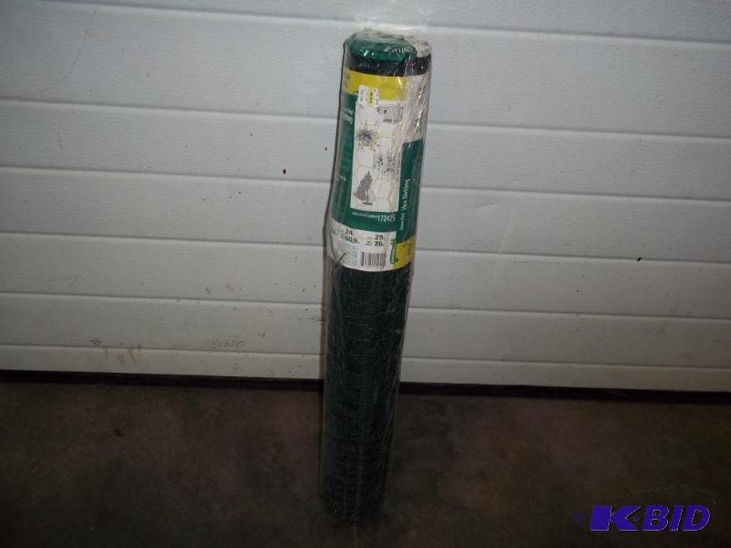 New Green Vinyl Hex Netting 1&quot mesh, 24&...