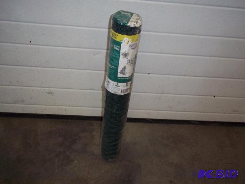 New Green Vinyl Hex netting 1&quot mesh, 24&...