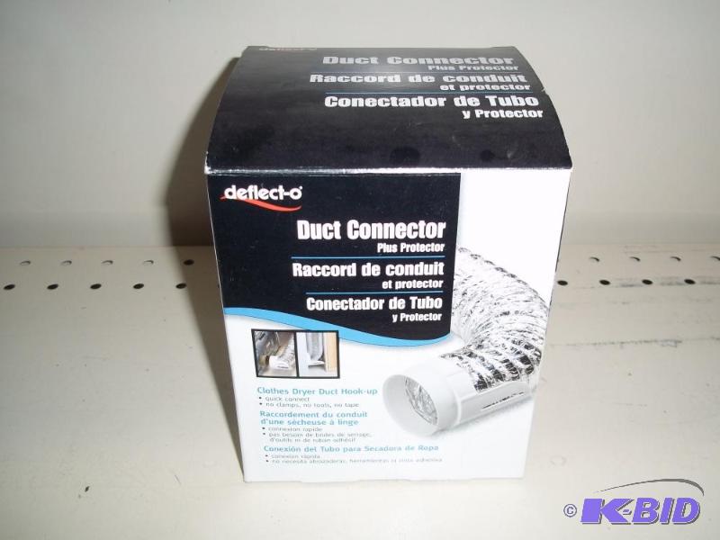 New Duct Connector Clothes dryer duck hook up...