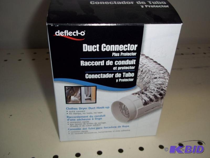 New Duct Connector Clothes dryer duck hook up...