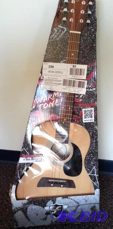 lot 18 image: First Act Acoustic 6 String Guitar