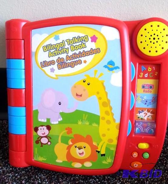 lot 21 image: Bilingual Talking Activity BookIn both Spanish and English.