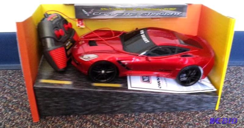 lot 5 image: New Bright Corvette Stingray Full Function Radio Controlled