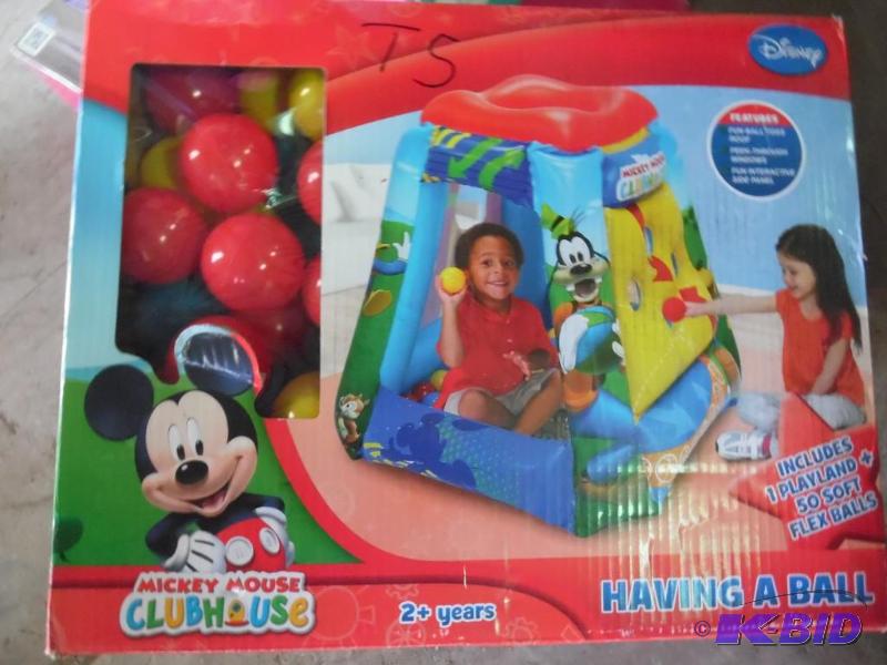 lot T5 image: Disney Playland with 50 flex balls -Ages 2 &a...
