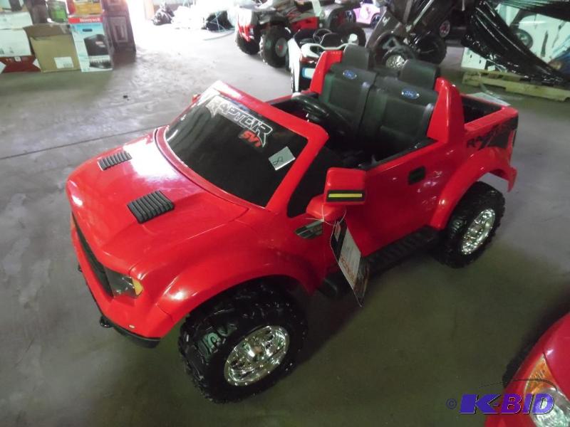 ford raptor power wheels red