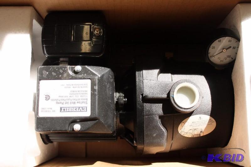 erbilt pump, appears to be new in box, untested, customer return