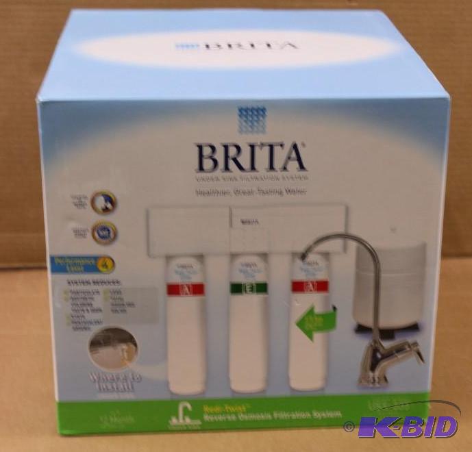 38)Brita under sink water filtration system, parts missing, customer return