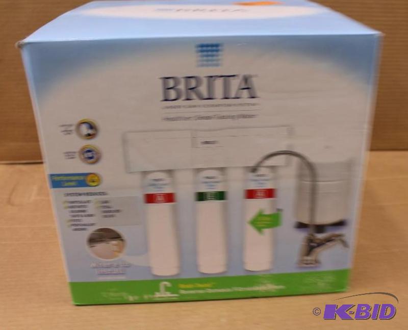 Brita under sink water filtration system, parts missing, customer return