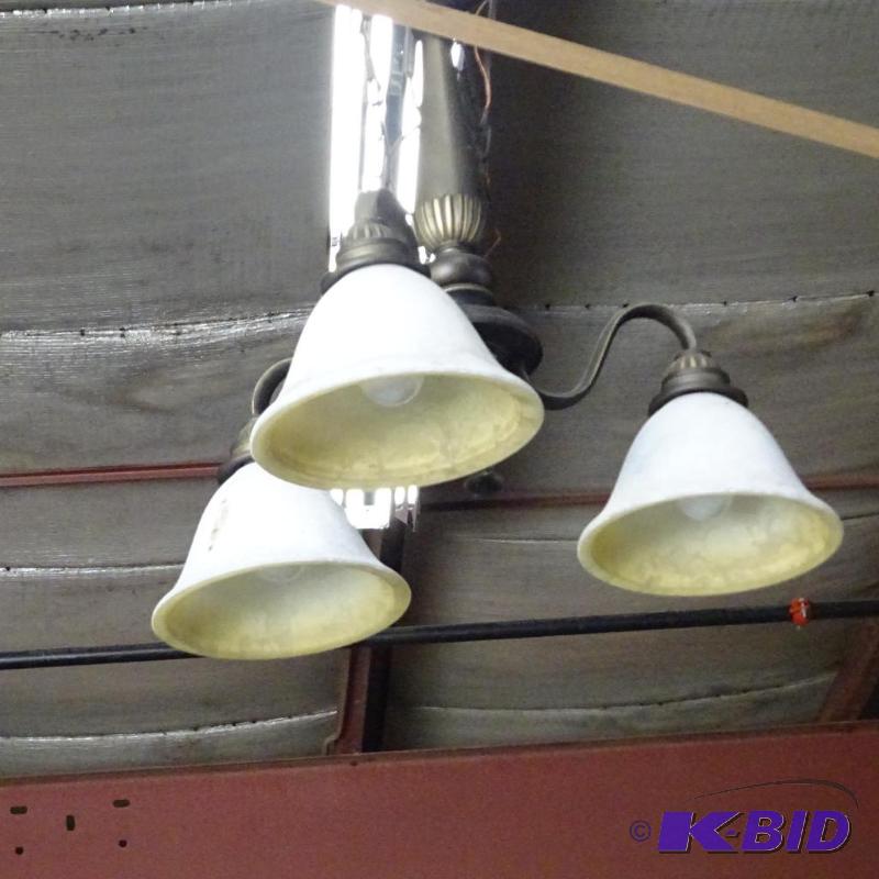 New display model bronze with opal glass shad...
